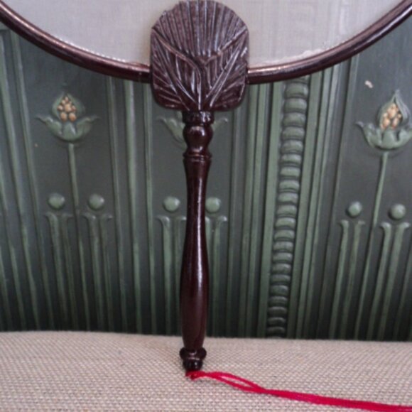 vintage fan wall decor asian butterflies - Picture 3 of 4